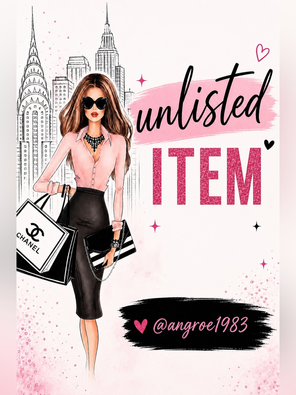 Unbranded Women’s Pink Blouse and Black Pencil Skirt Set